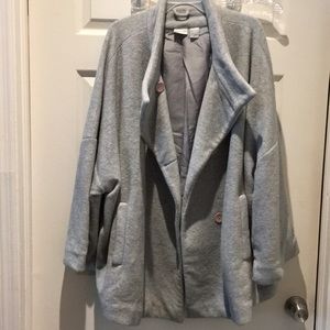 short gray coat